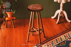 چهارپایه چوبی آبنیک