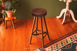 چهارپایه چوبی آپامه