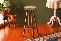 چهارپایه چوبی آروین