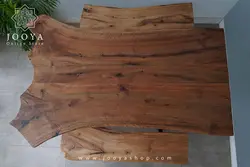 میز ناهار خوری چوبی چهار نفره و نیمکت گیسو