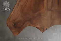 میز ناهار خوری چوبی چهار نفره و نیمکت گیسو