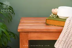 نیمکت چوبی تک نفره قهوه ای برنس