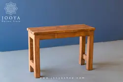 نیمکت چوبی تک نفره قهوه ای برنس