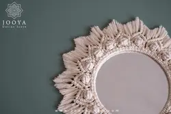 آینه مکرومه طرح افشان