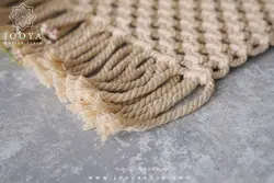 زیر بشقابی مکرومه طرح آنط