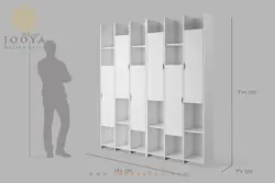 قفسه کتابخانه مدل بهار