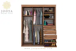 کمد لباس درب ریلی ناتبین مدل KR12