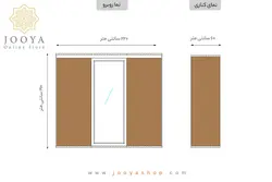 کمد لباس درب ریلی شانلی مدل KR30