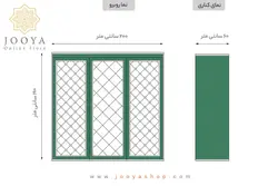 کمد لباس درب ریلی وکیوم آرمانته مدل KR31