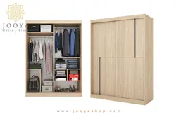 کمد ریلی ام دی اف دو درب آوالان مدل KR45