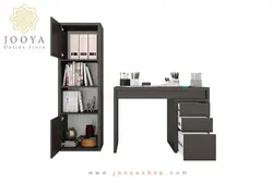 میز کامپیوتر و کتابخانه پردیس مدل MC28