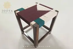 چهارپایه چوبی کنفی السانا