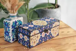 جعبه چوبی کارد و چنگال شکوفه
