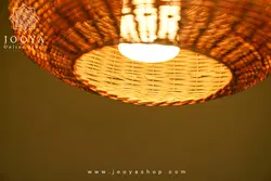 لوستر حصیری پامکین