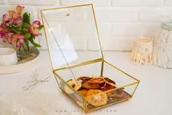 باکس  پذیرایی برنز تراش خورده