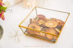 باکس  پذیرایی برنز تراش خورده