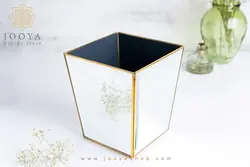 سطل زباله ذوزنقه تمام آینه