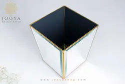 سطل زباله ذوزنقه تمام آینه