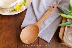 قاشق چوبی خورشتی گود