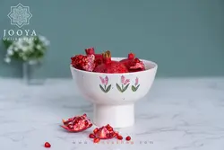 کاسه پایه دار سرامیکی سنبل