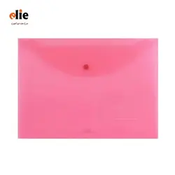 پوشه دکمه دار شفاف پاپکو سایز A4 مدل بیزینس