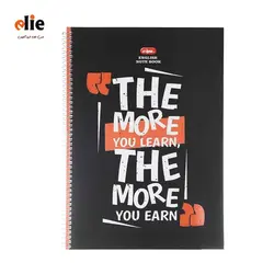 دفتر 50 برگ دو خط کلیپس طرح 3