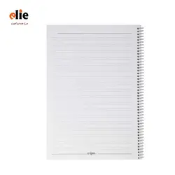 دفتر 50 برگ دو خط کلیپس طرح 3