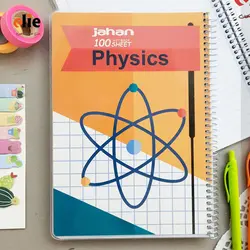 دفتر 100 برگ مجلد جهان طرح 105