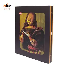 دفتر کلاسور 26 حلقه کلیپس طرح 016