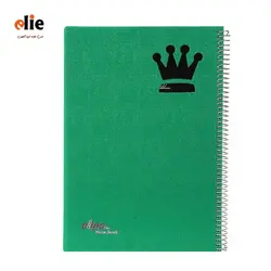 دفتر 100 برگ کلیپس جلد طلقی