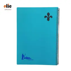 دفتر 100 برگ کلیپس جلد طلقی