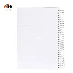 دفتر 100 برگ کلیپس جلد طلقی