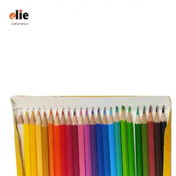 مداد رنگی 24 رنگ لوکی جعبه مقوایی طرح 3