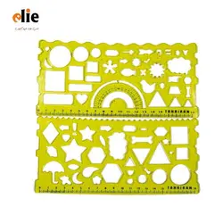 خط کش شابلون دار ژله ای