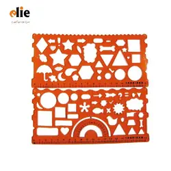 خط کش شابلون دار ژله ای