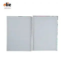 دفتر 100 برگ سیمی ایمان جلد سخت وزیری طرح 3