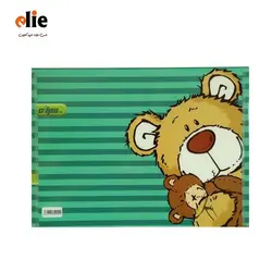 پوشه دکمه دار کلیپس طرح خرس مهربون