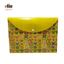 پوشه دکمه دار طرح دار کلیپس