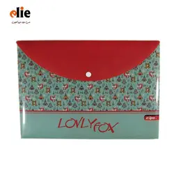 پوشه دکمه دار کلیپس طرح lorly fox