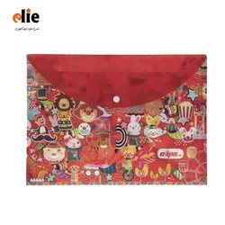 پوشه  دکمه دار کلیپس طرح کارناوال