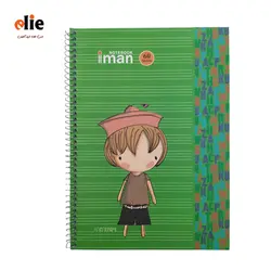 دفتر 4 خط ایمان 60 برگ طرح 3