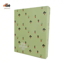 دفتر کلاسور 26 حلقه ایمان طرح کاکتوس