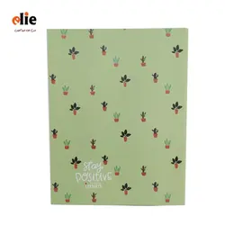 دفتر کلاسور 26 حلقه ایمان طرح کاکتوس