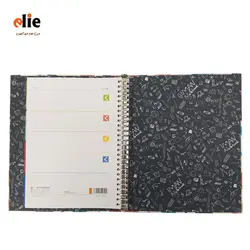 دفتر کلاسور 26 حلقه ایمان طرح کاکتوس