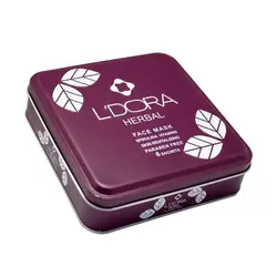 ماسک پودری اسپیرولینا ویتامینه لدورا هربال 6 عددی