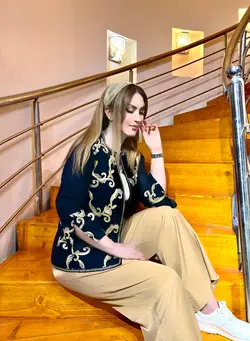 مانتو سنزا (sanza) مدل کتی سوزندوزی