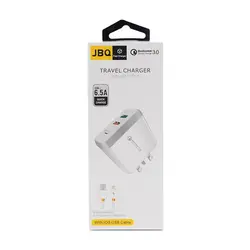 شارژر خانگی سریع تیپ سی جی بی کیو دو پورت مدل F-2USB