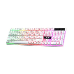 کیبورد ممبرین گیمینگ AOC KB121 RGB Luminous