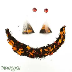 چای توت‌فرنگی و هلو تیبگ مثلثی ۱۶عددی