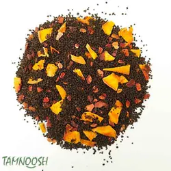 چای توت‌فرنگی و هلو تیبگ مثلثی ۱۶عددی